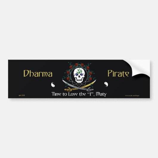Dharma Pirate 2 Bumpersticker (Voorkant)