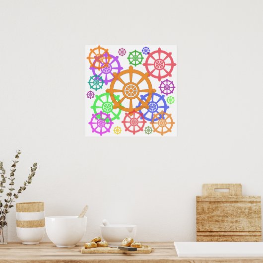 Dharma-poster Poster (Keuken)