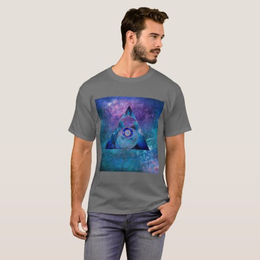 Dharma Sacred Geometry Galaxy  T-shirt (Voorkant volledig)