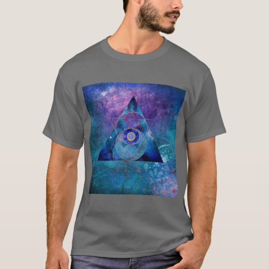 Dharma Sacred Geometry Galaxy T-shirt (Voorkant)