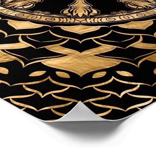 Dharma Wheel - Dharmachakra Poster (Hoek)