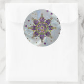 Dharma Wheel - Dharmachakra Ronde Sticker (Tas)