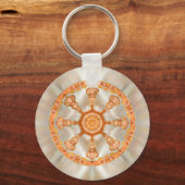 Dharma Wheel - Dharmachakra Sleutelhanger (Voorkant)