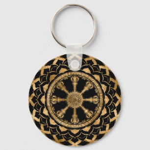 Dharma Wheel - Dharmachakra Sleutelhanger