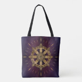 Dharma Wheel - Dharmachakra Tote Bag (Achterkant)