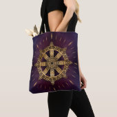 Dharma Wheel - Dharmachakra Tote Bag (Dichtbij)