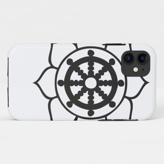 Dharma Wheel Lotus Case-Mate iPhone Case (Achterkant (horizontaal))
