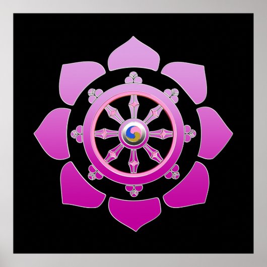Dharma wheel poster (Voorkant)
