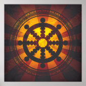  Dharma Wheel Print (Voorkant)