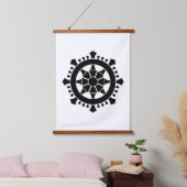 Dharma wiel hangend wandkleed (Slaapkamer)
