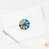 Dharma Wiel Kleurrijke Stickers (Envelop)