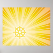 Dharma-wielenergie Poster (Voorkant)