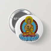 Dharmachakra Buddha Ronde Button 5,7 Cm (Voorkant /achterkant)