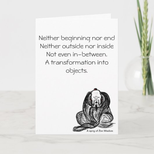 Dharmas van het Wenskaart van de Mening Kaart (Voorkant)