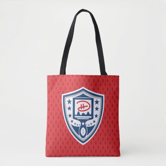 DHartiest League Collectie (rood) - Canvas tas (Voorkant)