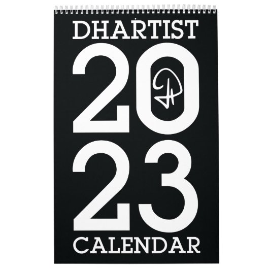 Dhartist 2023-agenda kalender (Hoes)