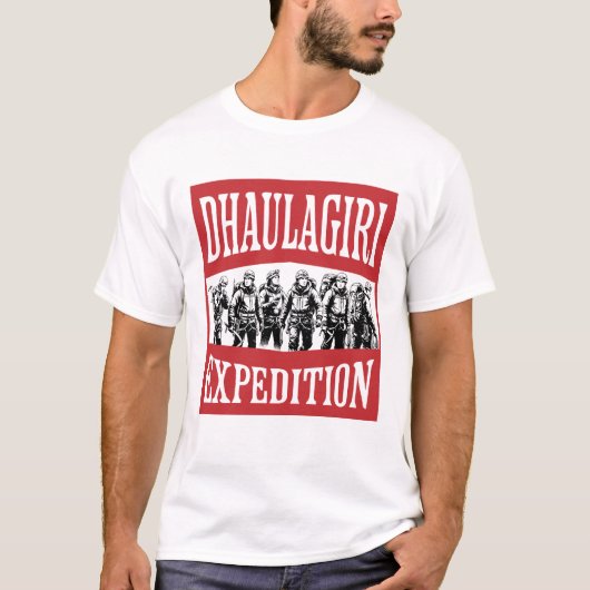 Dhaulagiri-expeditie T-shirt (Voorkant)