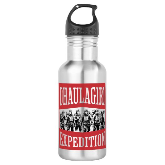 Dhaulagiri-expeditie Waterfles (Voorkant)