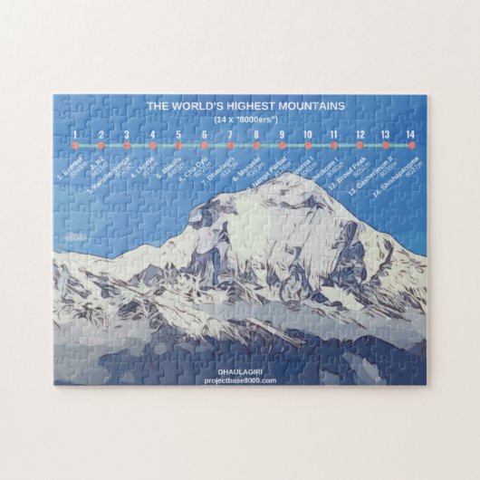 Dhaulagiri Legpuzzel (Horizontaal)