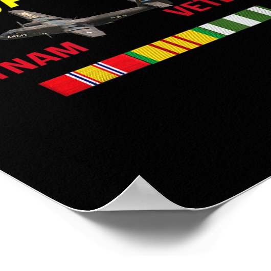 DHC-4 Caribou Vliegtuig Vietnam Veteraan C 7 Carib Poster (Hoek)