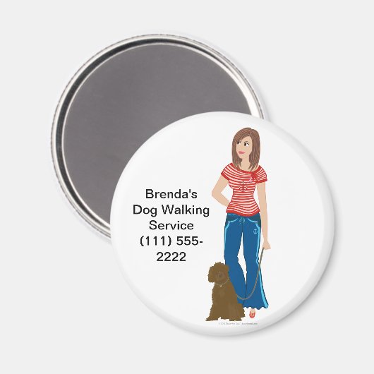 DHG Ronde Magneet (2,25 inch) (Voorkant / Achterkant)