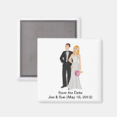 DHG Vierkante Magneet (2 inch) (Voorkant / Achterkant)