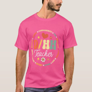 DHH-leraar doof en moeilijk te horen ASL-docenten T-shirt