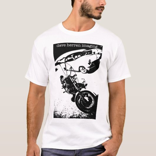 dhi white T T-shirt (Voorkant)