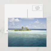 Dhiggiri-eiland, Zuid-Ari-atol, de Malediven, Briefkaart (Voorkant / Achterkant)