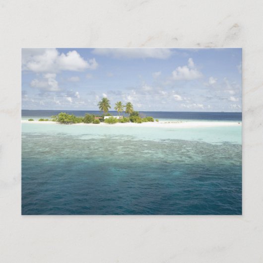 Dhiggiri-eiland, Zuid-Ari-atol, de Malediven, Briefkaart (Voorkant)