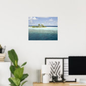 Dhiggiri-eiland, Zuid-Ari-atol, Malediven, Poster (Thuiskantoor)