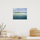 Dhiggiri-eiland, Zuid-Ari-atol, Malediven, Poster (Keuken)