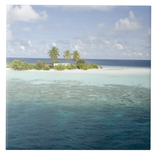 Dhiggiri-eiland, Zuid-Ari-atol, Malediven, Tegeltje (Voorkant)