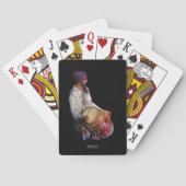Dhol Drummer en drum - Monogram Pokerkaarten (Achterkant)