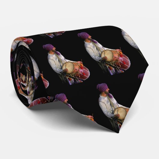 Dhol Drummer stropdas (Opgerold)