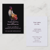 Dhol Drummer, Traditional Punjabi Costume Visitekaartje (Voorkant / Achterkant)