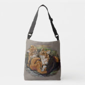 Dhole Cuddle Couple Crossbody Tas (Voorkant)