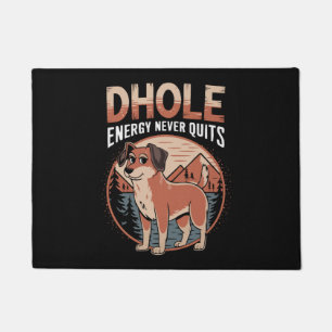 Dhole-liefhebber Wilde Hond Canid Aziatische Wilde Deurmat