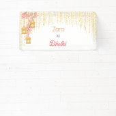 Dholki banner, dholki teken, dholki decor spandoek (Insitu)