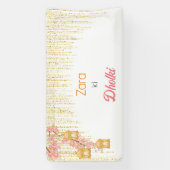 Dholki banner, dholki teken, dholki decor spandoek (Verticaal)