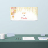 Dholki banner, dholki teken, dholki decor spandoek (Beurs)