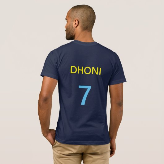 Dhoni T-shirts (Achterkant volledig)