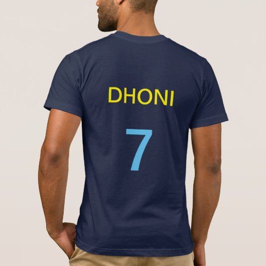 Dhoni T-shirts (Achterkant)