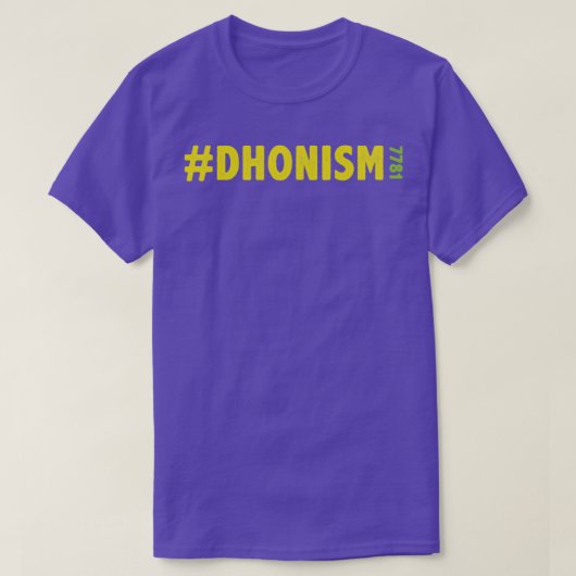 Dhonism MS Dhoni T-shirt (Design voorkant)