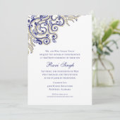 Dhoti Ceremony Kaart (Staand voorkant)