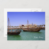 Dhows in Doha Bay Briefkaart (Voorkant / Achterkant)