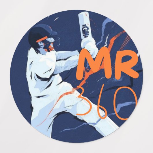 Dhr. 360 stickers (Design 1)