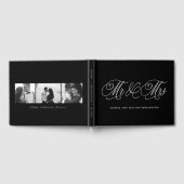 Dhr. en Mevrouw BEWERKBARE KLEUR Trouwgastenboek Gastenboek (Volledig)