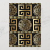 Dhr. en Mevrouw Formeel Klassiek Griekse Sleutel v Programmakaart (Achterkant)