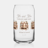 Dhr. en Mevrouw Frisdrank Glas (Achterkant)